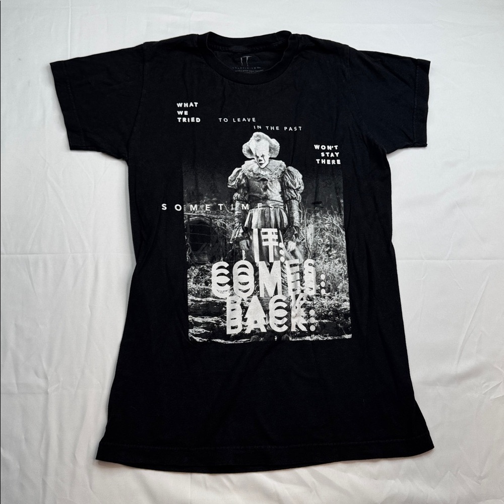 IT The Movie Chapter 2 Graphic T-shirt Men Small Black Short Sleeve Graphic 2019